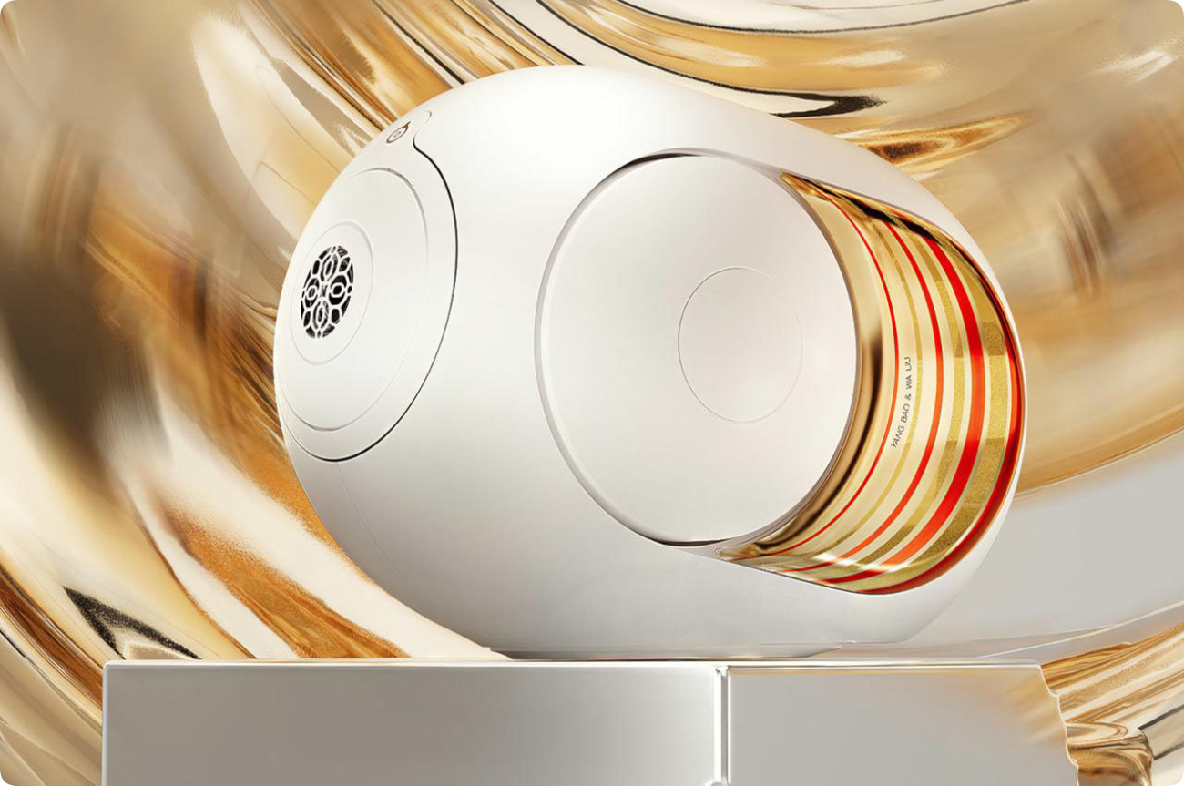 Devialet Phantom I 108 dB Yang Bao & Wa Liu Dragon Red — эксклюзивная колонка с мощным звуком, глубокими басами и художественным драконьим дизайном