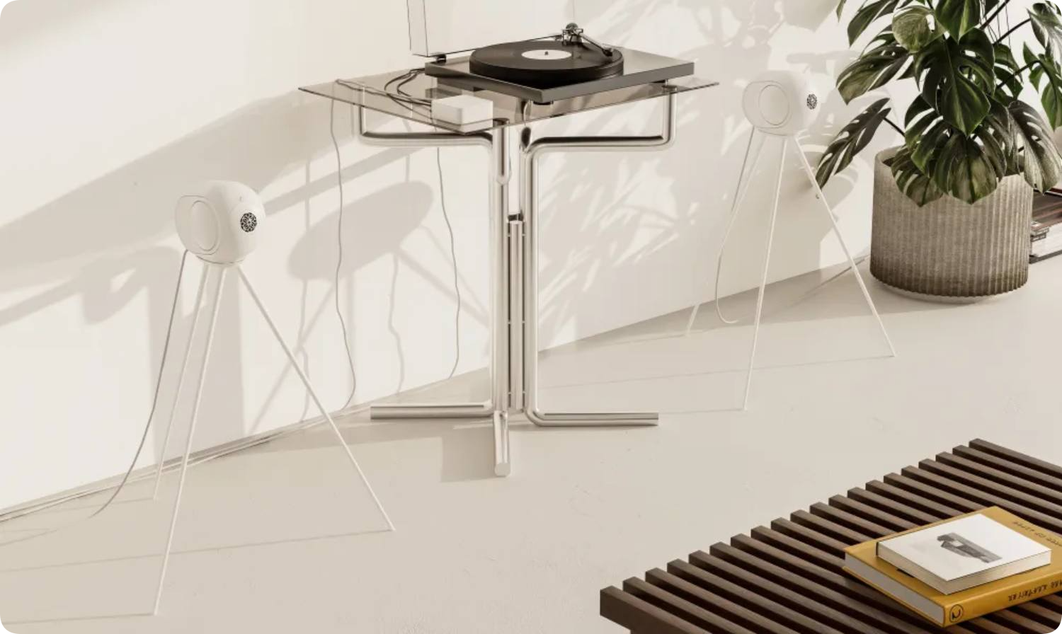 Стойка Devialet Legs для Phantom II — надежная подставка, поднимающая колонку на оптимальную высоту для идеального звучания