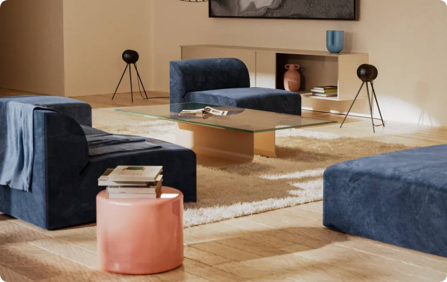 Подставка Devialet Legs для Phantom II — стильная и устойчивая опора, обеспечивающая оптимальное размещение колонки и полное раскрытие её звука