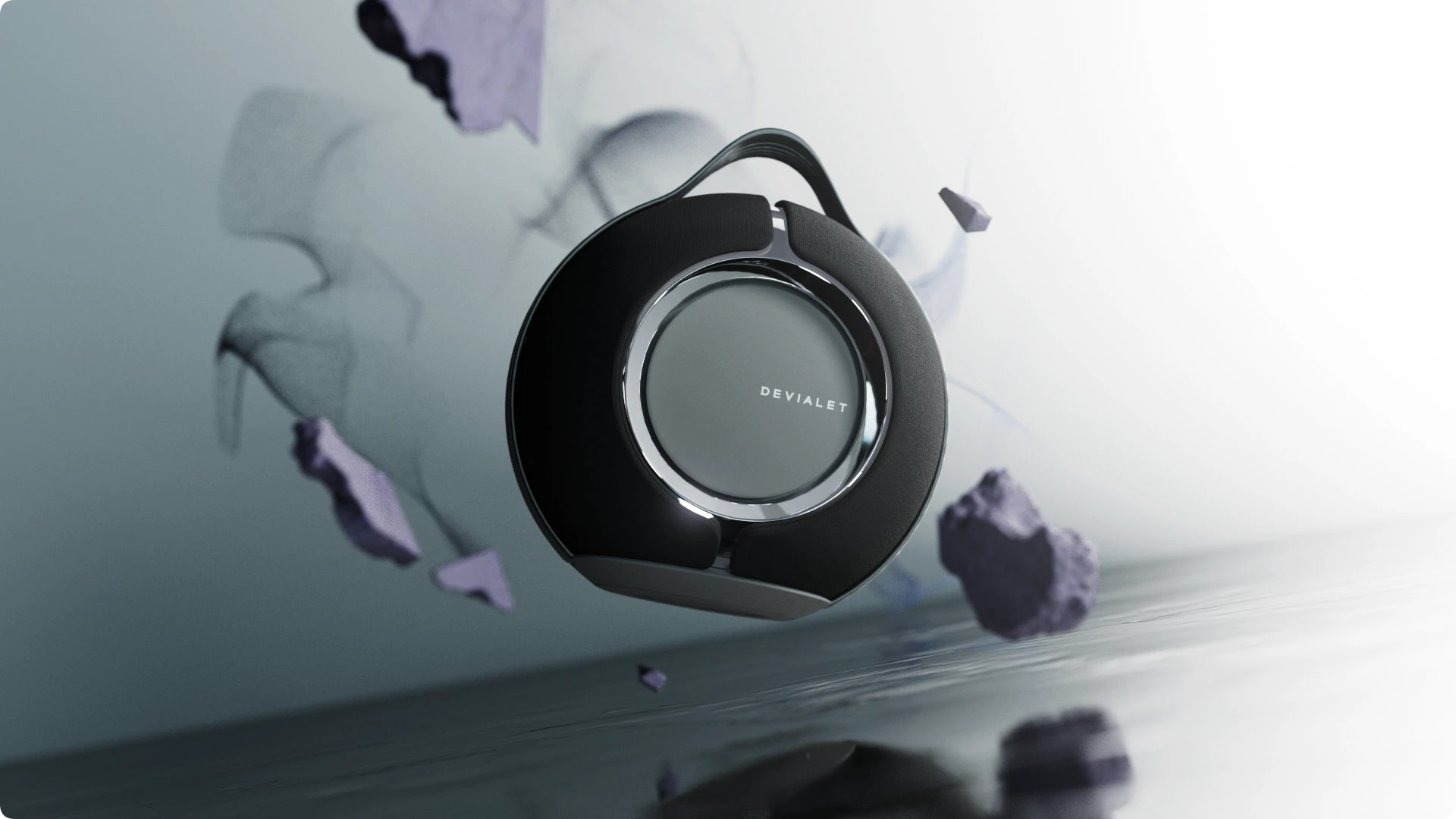 Devialet Mania Deep Black — премиальная портативная колонка с насыщенным звуком и стильным дизайном