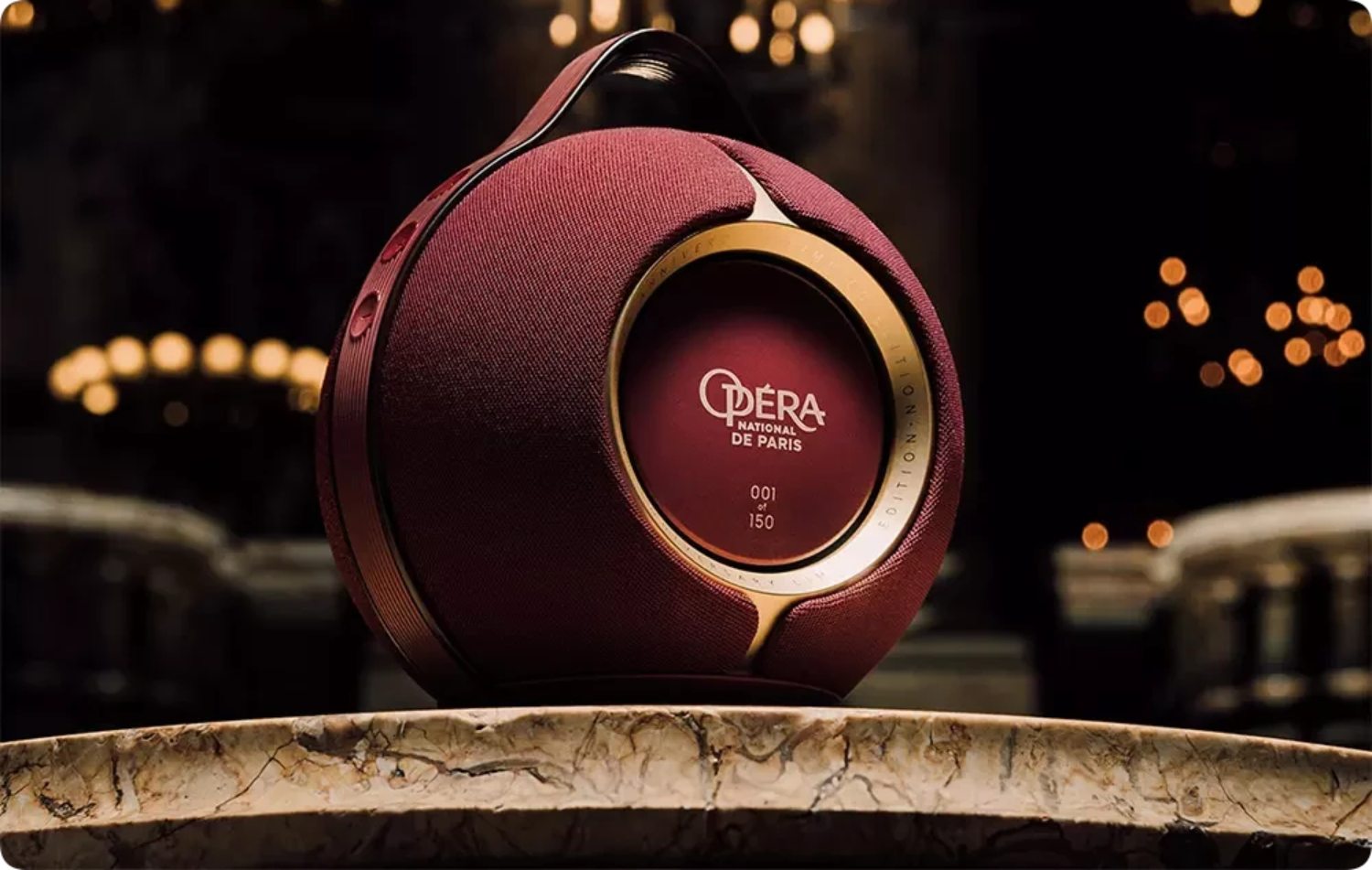 Эксклюзивная портативная колонка Devialet Mania Palais Garnier 150 Years Crimson — премиальный звук, стильный дизайн и юбилейная серия