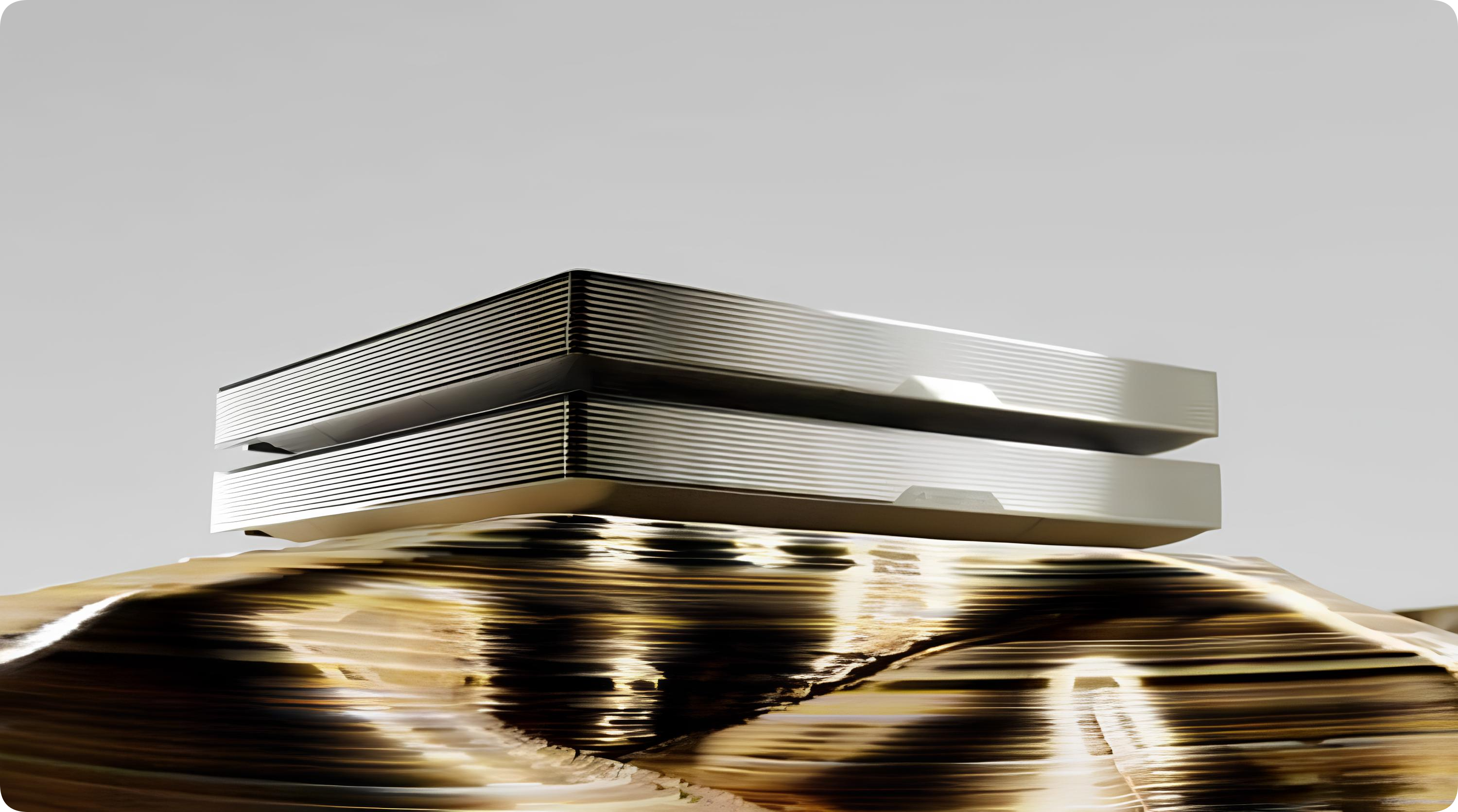 Devialet Astra Light Bronze STEREO — стереоусилитель в оттенке Light Bronze с мощным, детализированным звучанием и премиальным исполнением